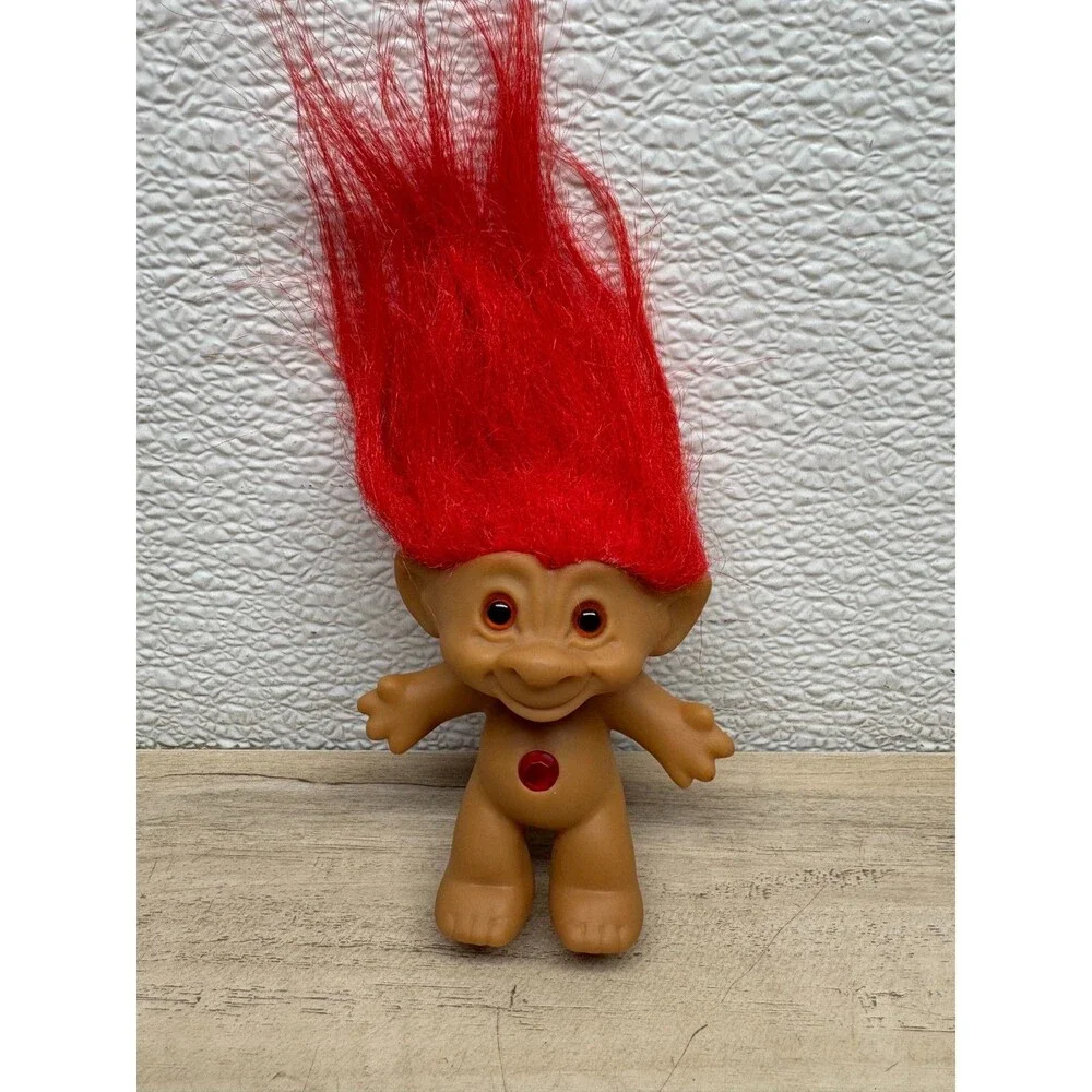 Vtg 1998 Ace Novelty Treasure Troll Doll 3